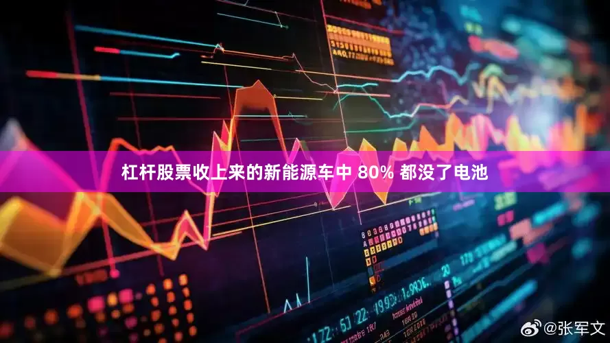 杠杆股票收上来的新能源车中 80% 都没了电池